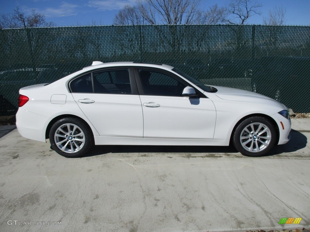 2016 3 Series 320i xDrive Sedan - Alpine White / Black photo #2