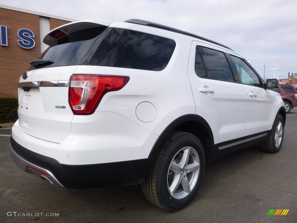 2016 Explorer XLT 4WD - Oxford White / Ebony Black photo #2