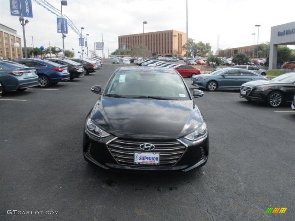 2017 Elantra Limited - Black / Gray photo #2