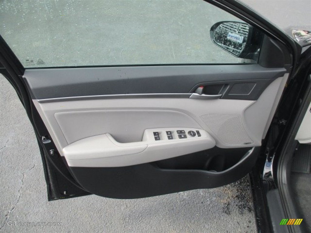 2017 Elantra Limited - Black / Gray photo #17