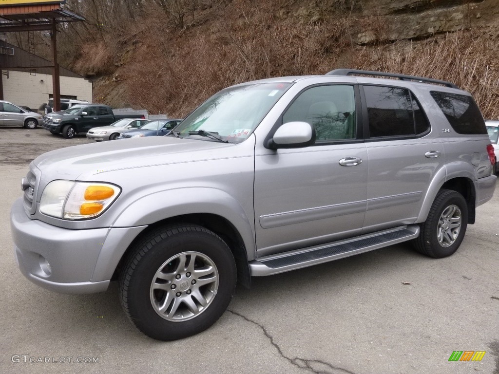 Silver Sky Metallic 2004 Toyota Sequoia SR5 4x4 Exterior Photo #111020029