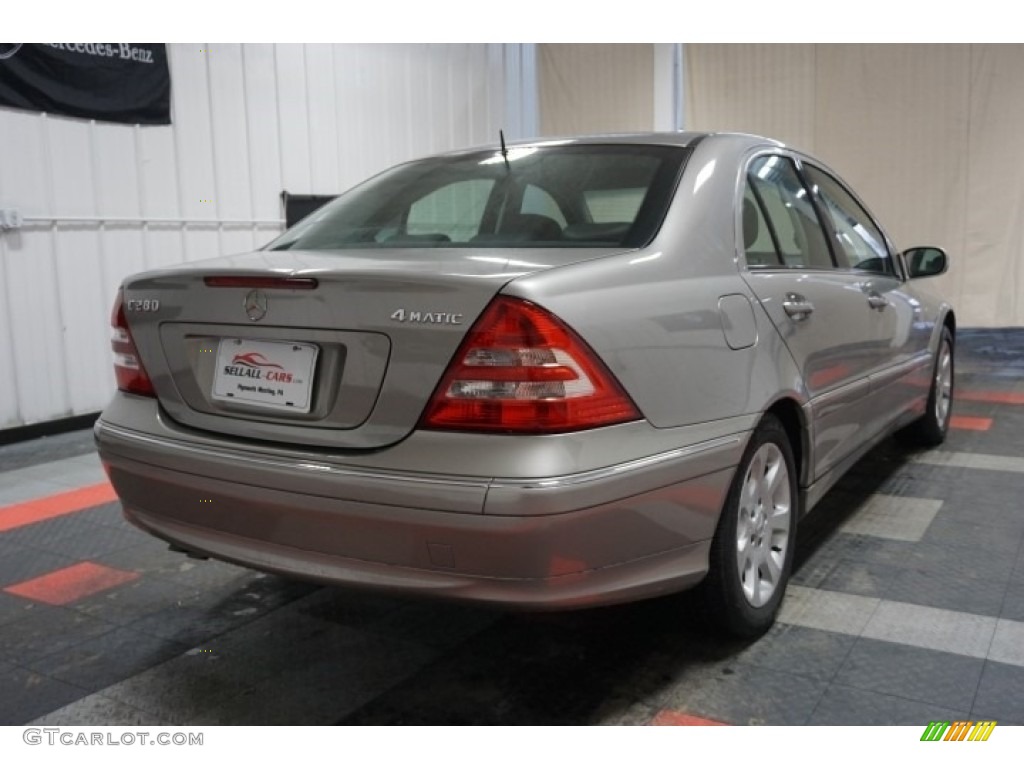 2006 C 280 4Matic Luxury - Pewter Metallic / Black photo #8