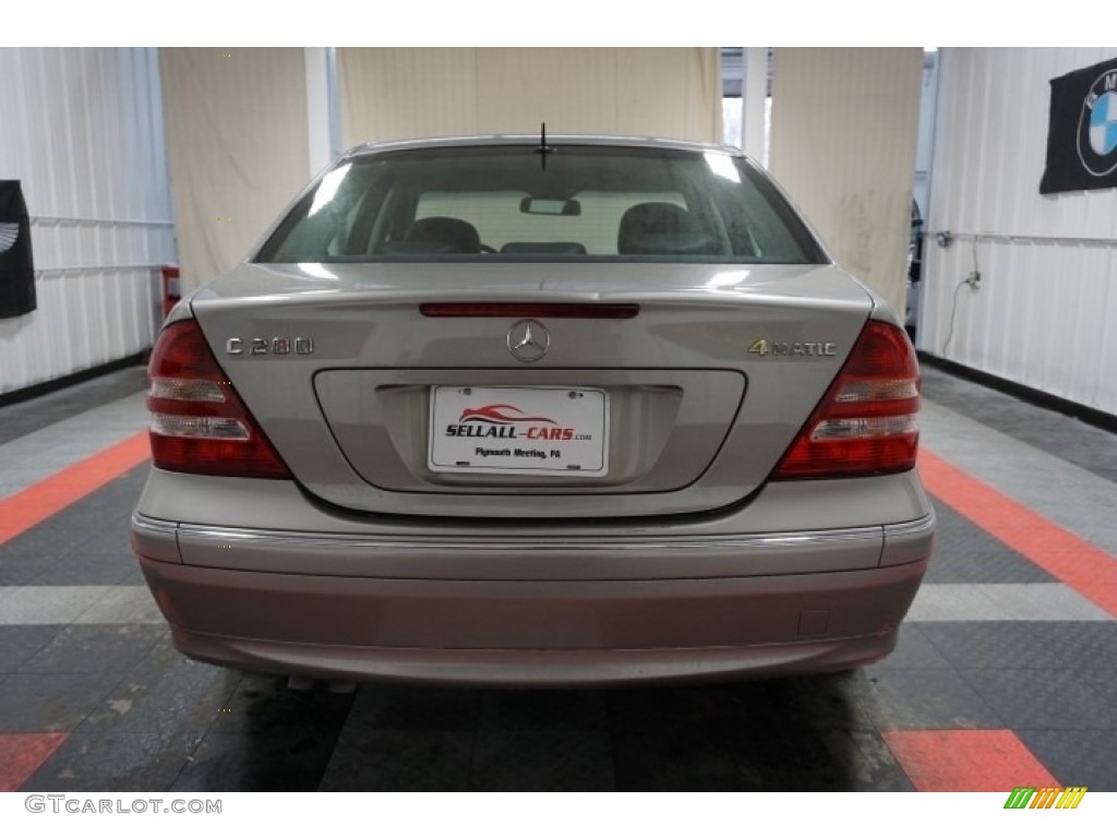 2006 C 280 4Matic Luxury - Pewter Metallic / Black photo #9