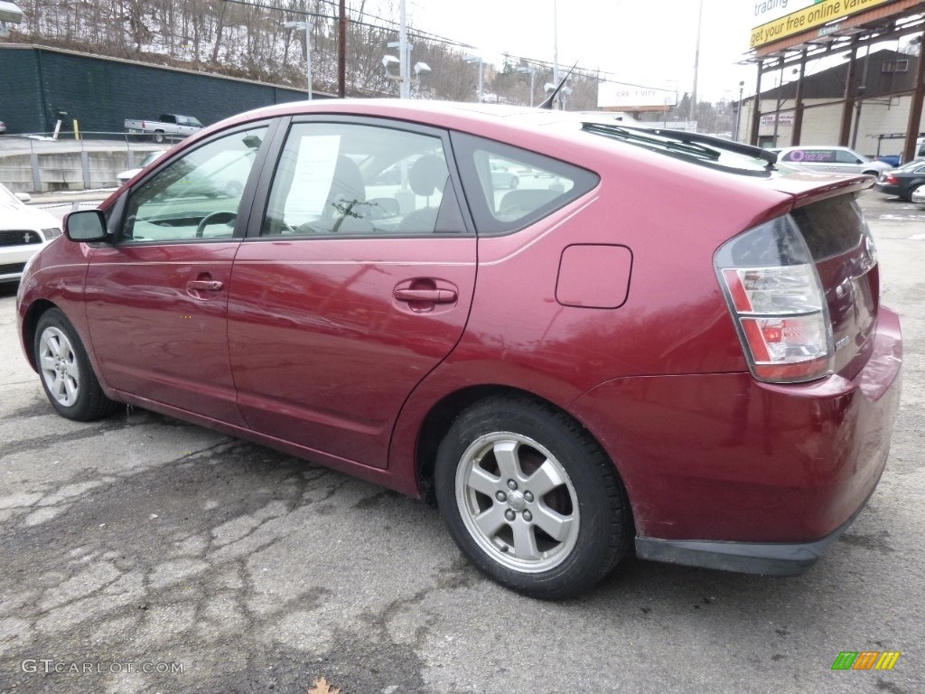 2005 Prius Hybrid - Salsa Red Pearl / Ivory/Brown photo #14