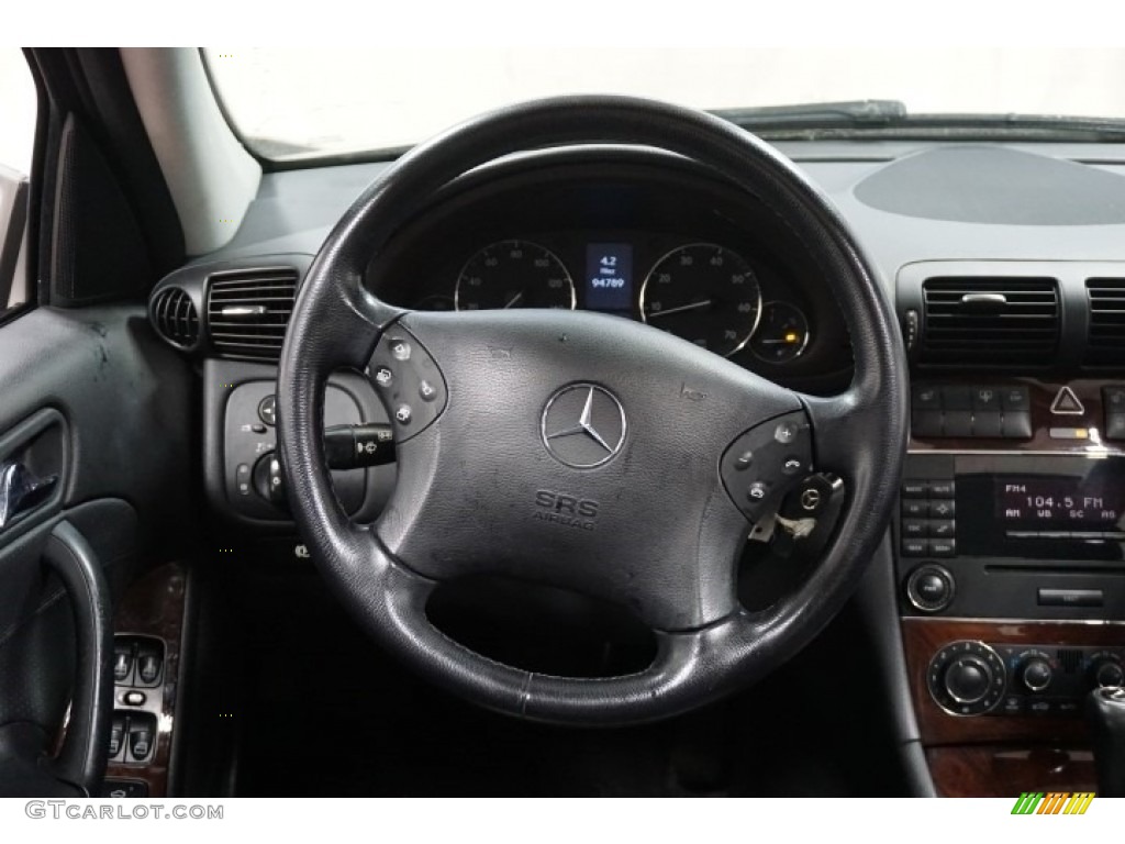 2006 C 280 4Matic Luxury - Pewter Metallic / Black photo #28