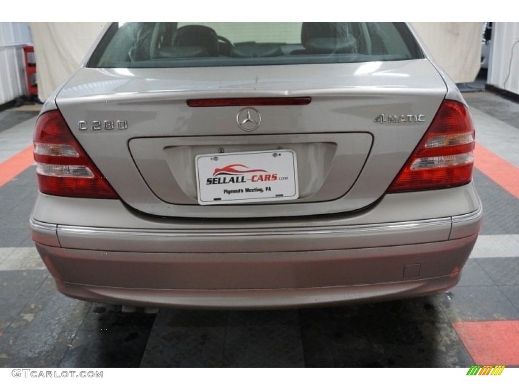 2006 C 280 4Matic Luxury - Pewter Metallic / Black photo #74