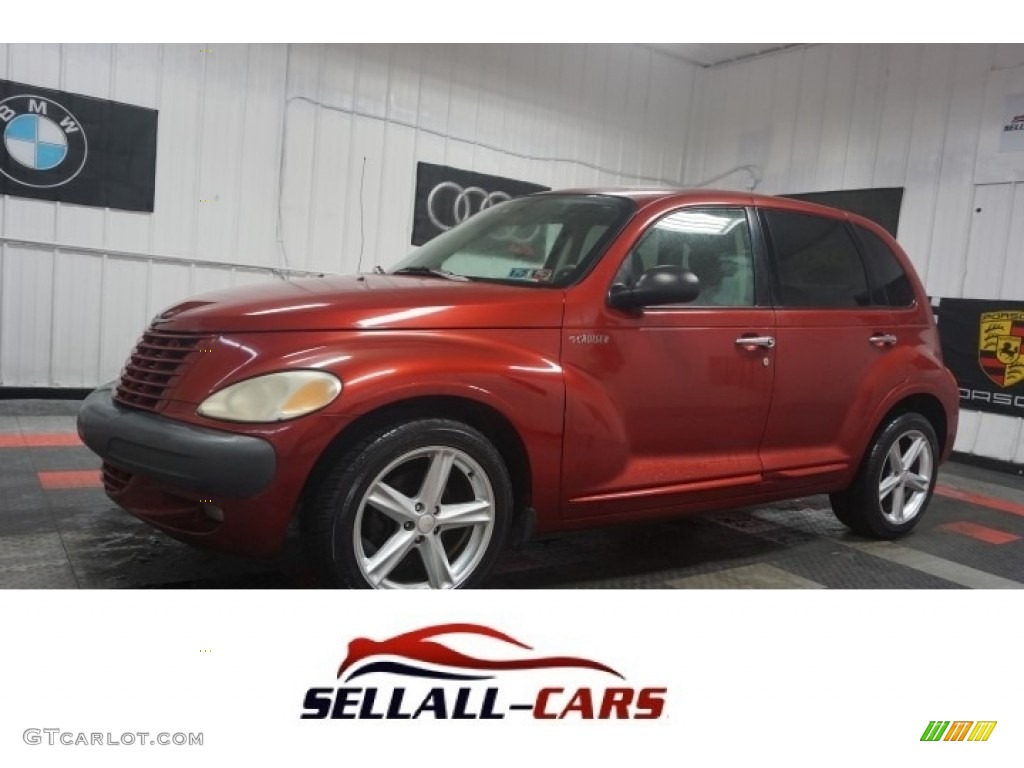 2002 PT Cruiser Touring - Inferno Red Pearlcoat / Taupe photo #1