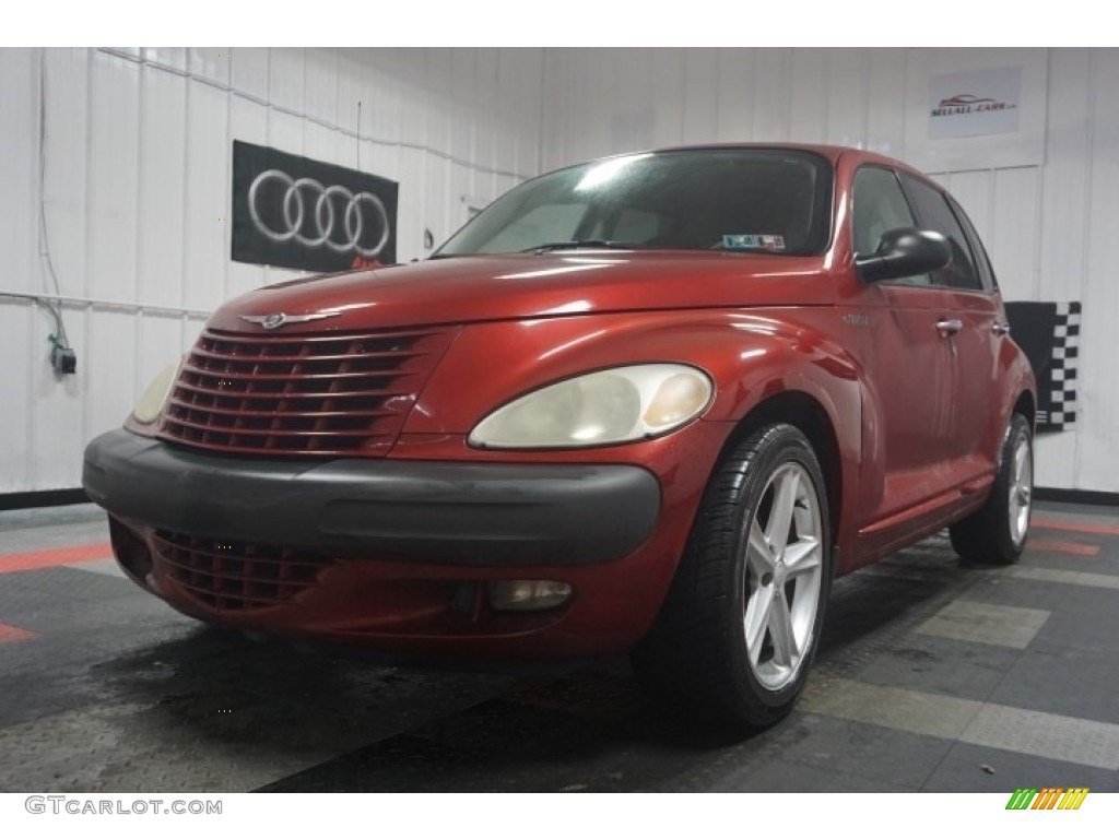 2002 PT Cruiser Touring - Inferno Red Pearlcoat / Taupe photo #3