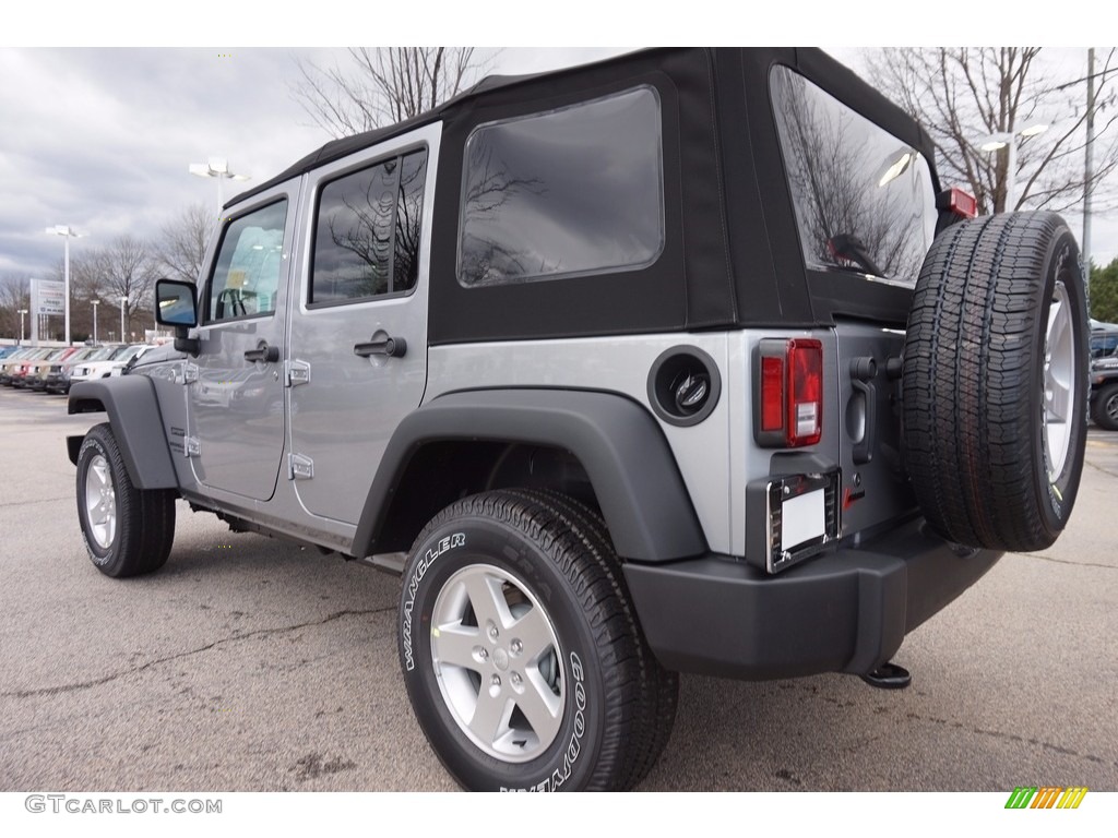 2016 Wrangler Unlimited Sport 4x4 - Billet Silver Metallic / Black photo #2