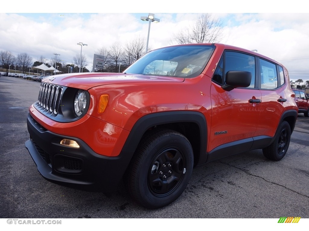 Omaha Orange Jeep Renegade