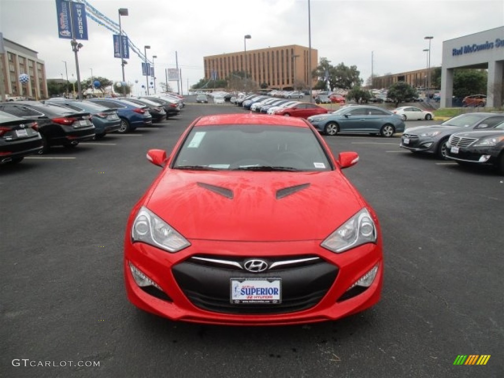 2016 Genesis Coupe 3.8 - Tsukuba Red / Black photo #2