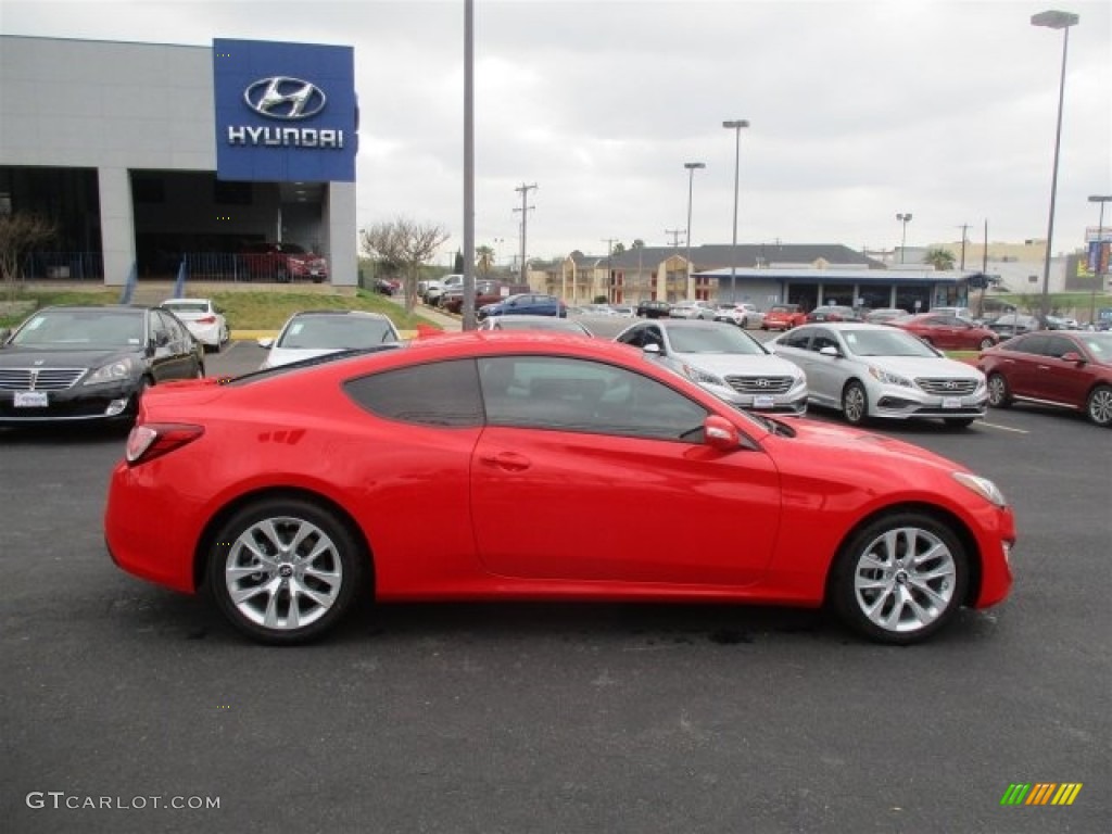 2016 Genesis Coupe 3.8 - Tsukuba Red / Black photo #9