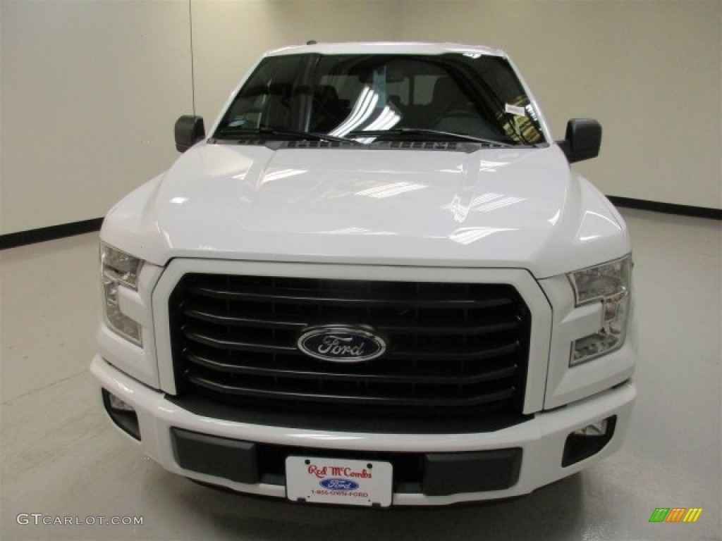 2016 F150 XLT SuperCrew - Oxford White / Black photo #3