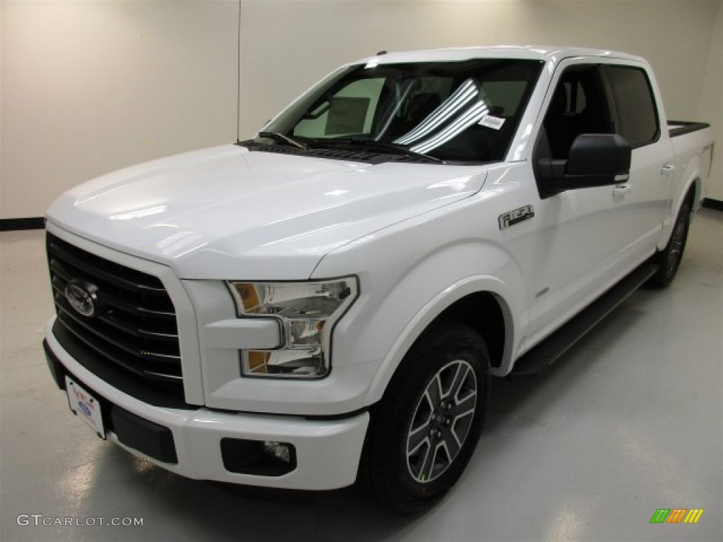 2016 F150 XLT SuperCrew - Oxford White / Black photo #4