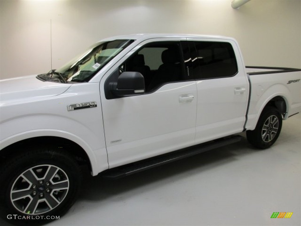 2016 F150 XLT SuperCrew - Oxford White / Black photo #5
