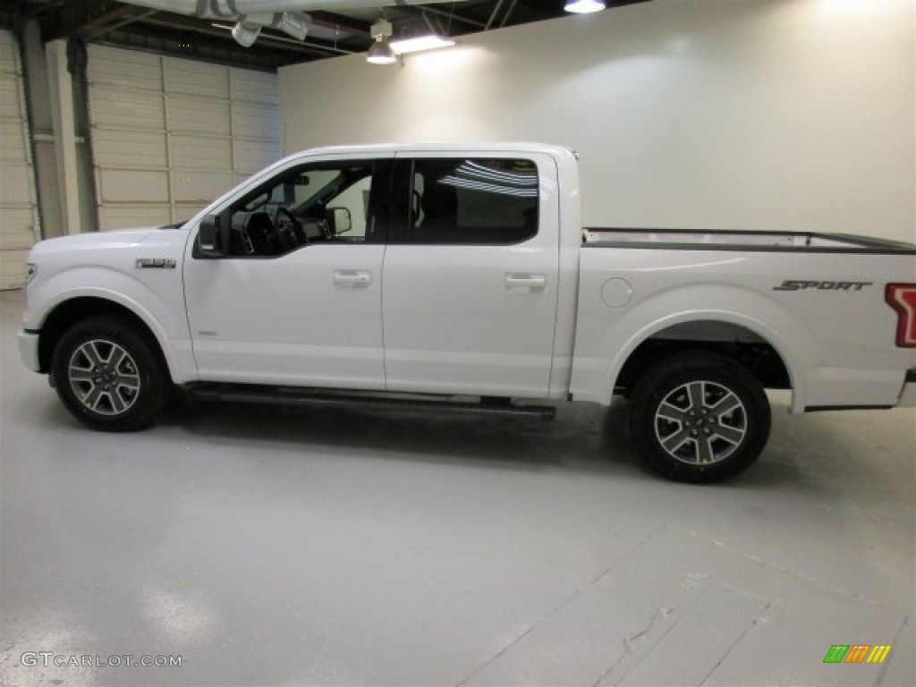 2016 F150 XLT SuperCrew - Oxford White / Black photo #6