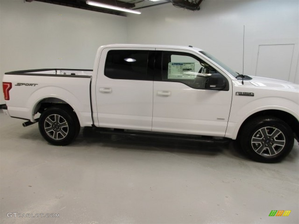 2016 F150 XLT SuperCrew - Oxford White / Black photo #12