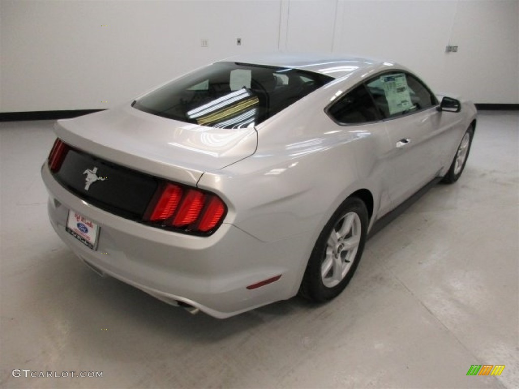 2016 Mustang V6 Coupe - Ingot Silver Metallic / Ebony photo #10