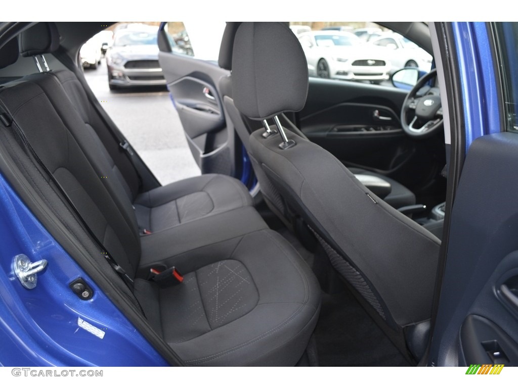 2013 Rio EX 5-Door - Electronic Blue / Black photo #13