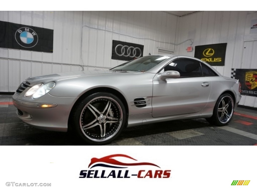 Brilliant Silver Metallic Mercedes-Benz SL