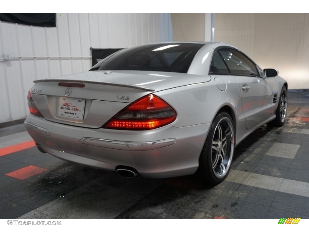 2005 SL 600 Roadster - Brilliant Silver Metallic / Ash photo #13