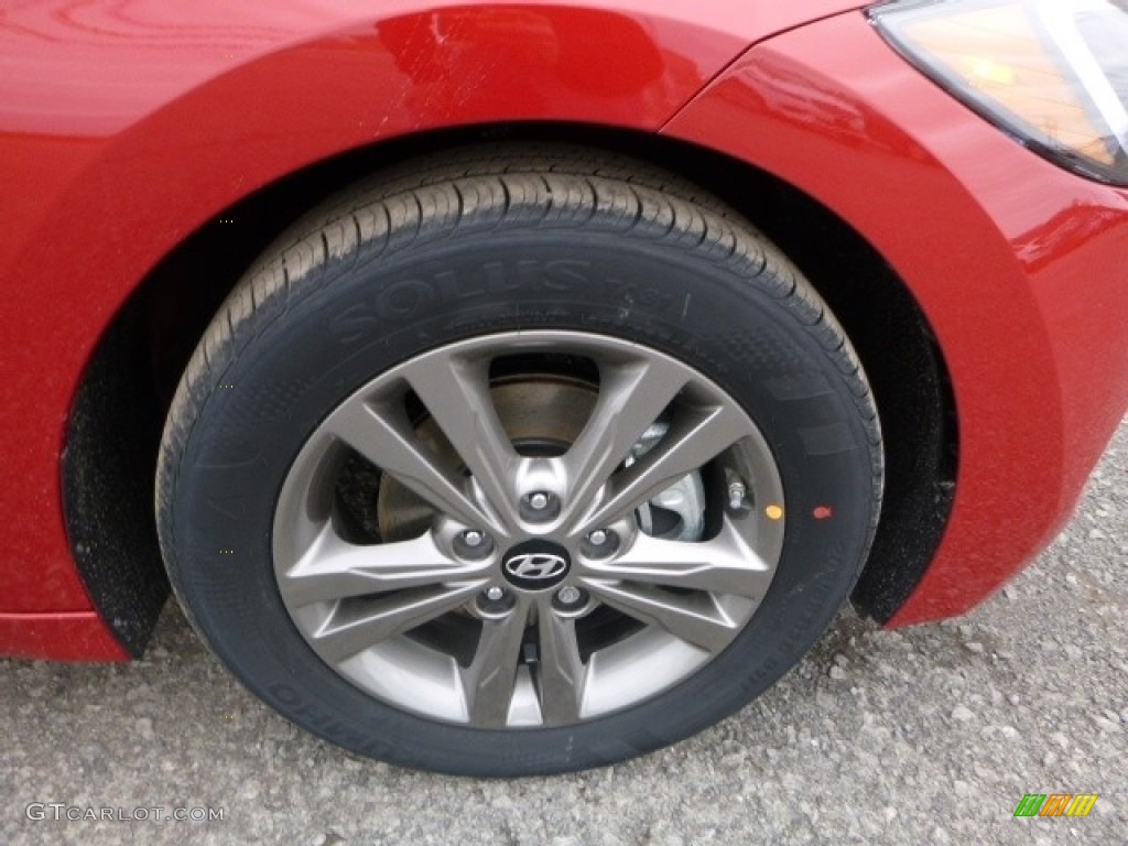 2017 Elantra SE - Red / Gray photo #2