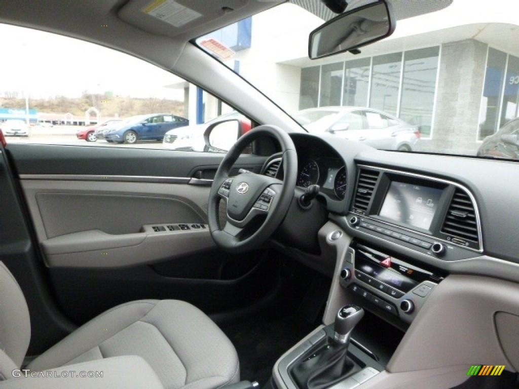 2017 Elantra SE - Red / Gray photo #4