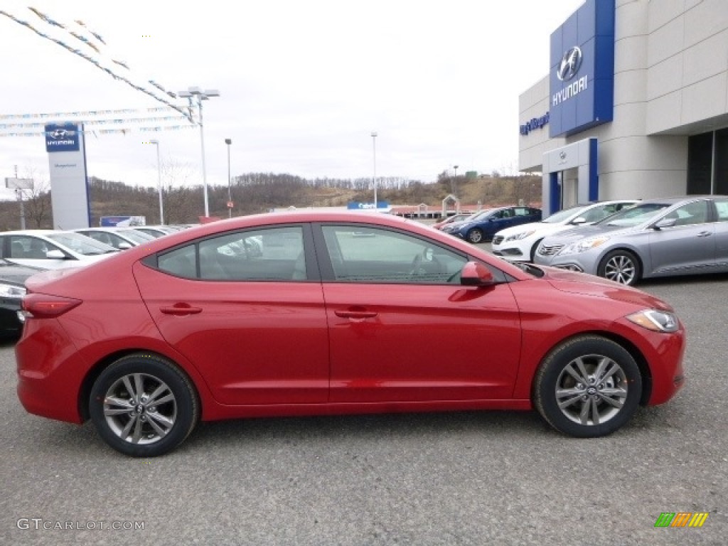 2017 Elantra SE - Red / Gray photo #6
