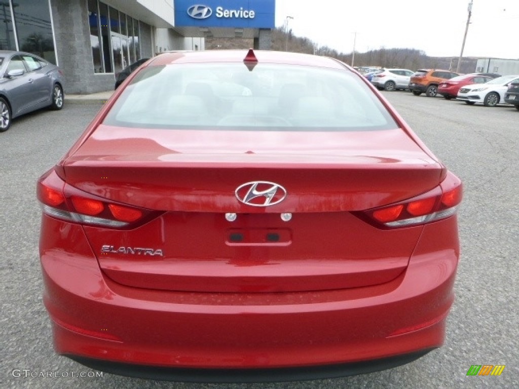2017 Elantra SE - Red / Gray photo #8