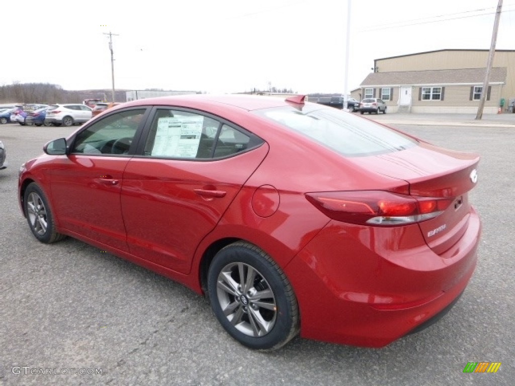 2017 Elantra SE - Red / Gray photo #9