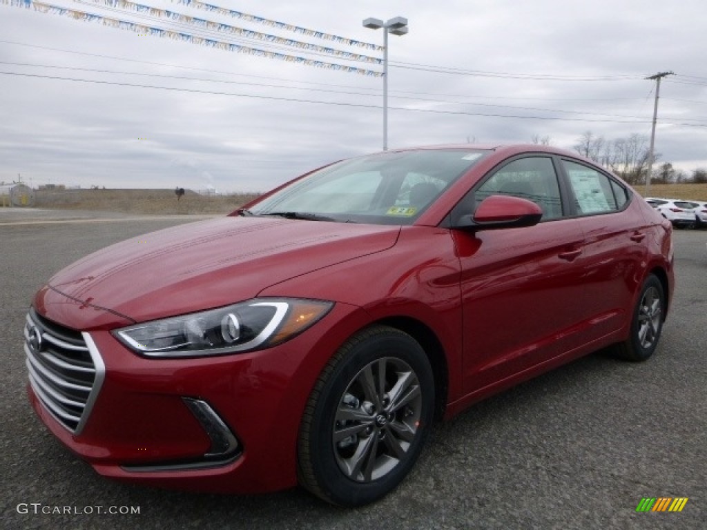 2017 Elantra SE - Red / Gray photo #11