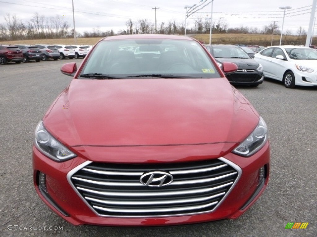 2017 Elantra SE - Red / Gray photo #12