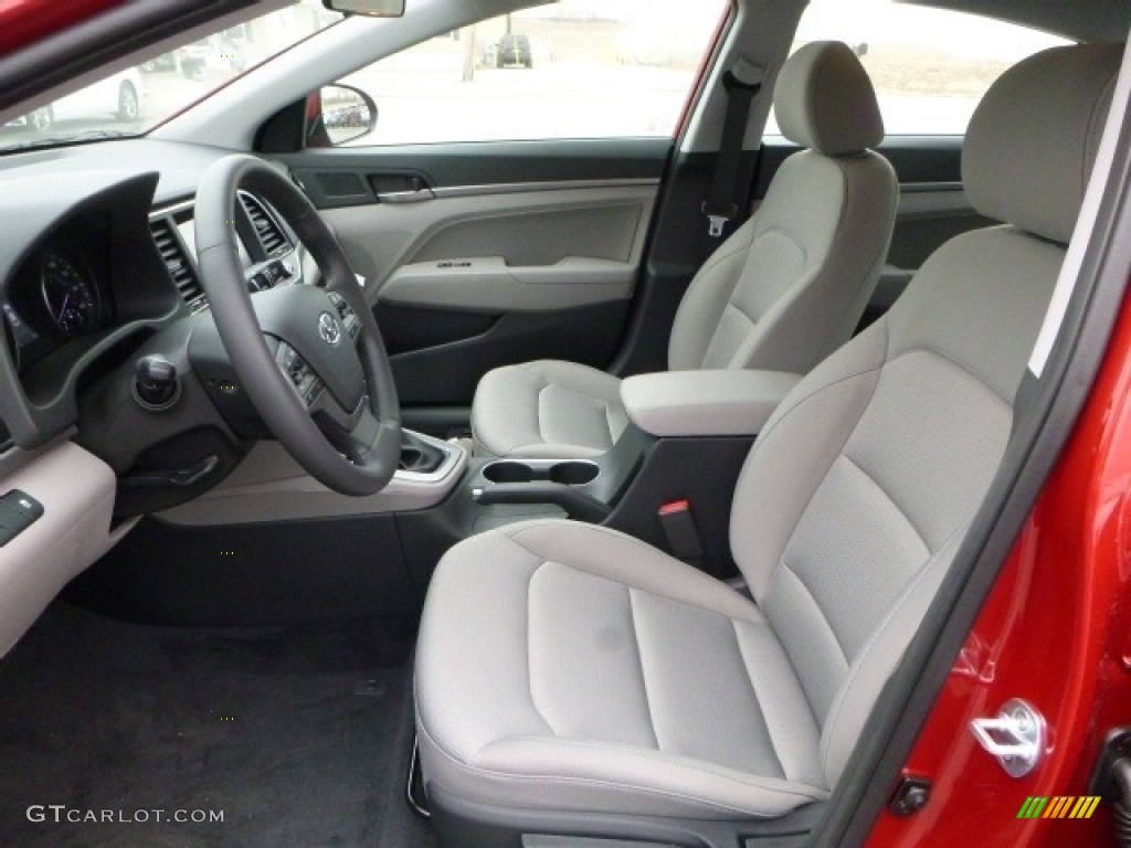 2017 Elantra SE - Red / Gray photo #13