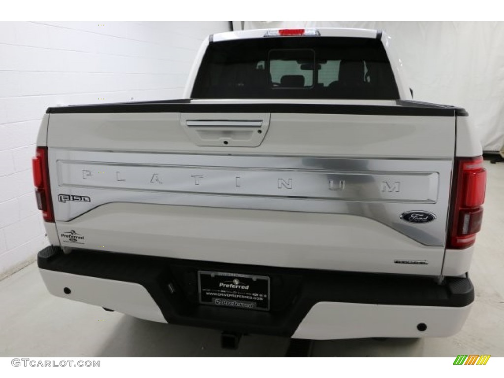 2016 F150 Lariat SuperCrew 4x4 - Oxford White / Black photo #5