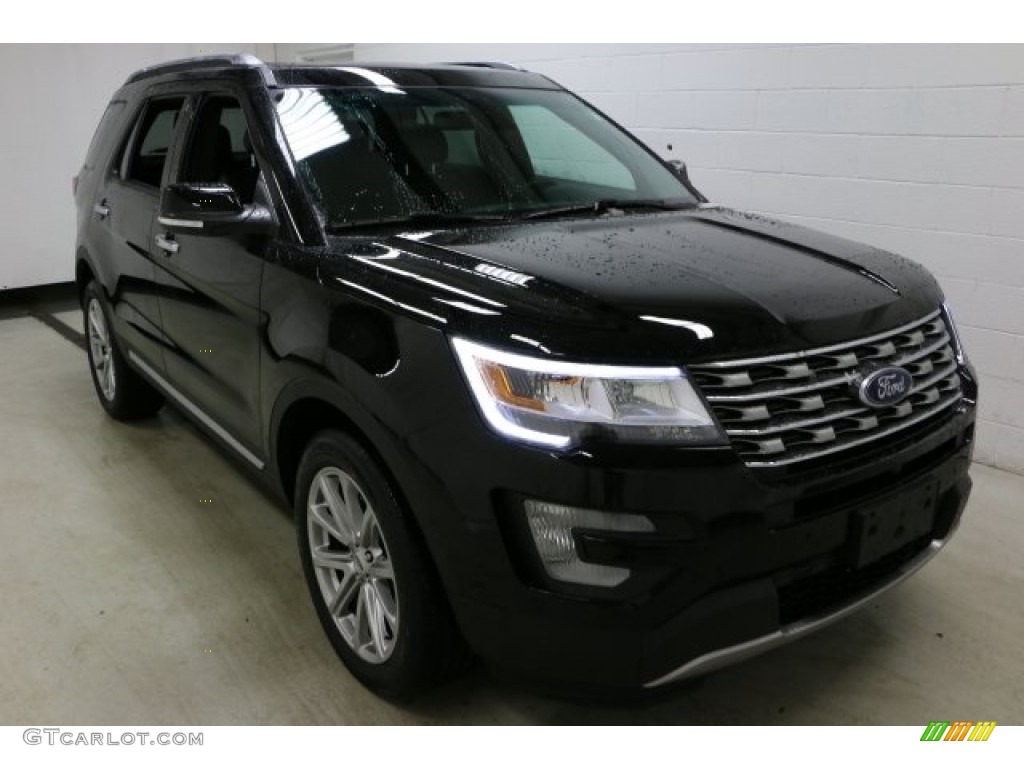 2016 Explorer Limited 4WD - Shadow Black / Ebony Black photo #3