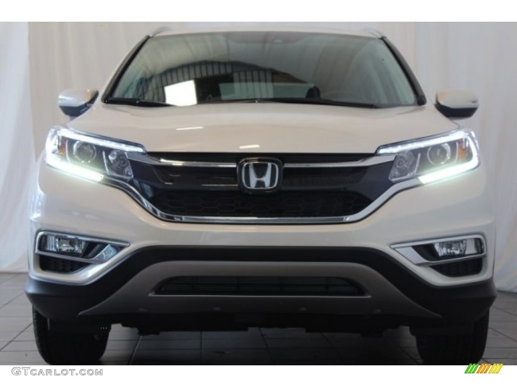 2016 CR-V Touring - White Diamond Pearl / Black photo #4