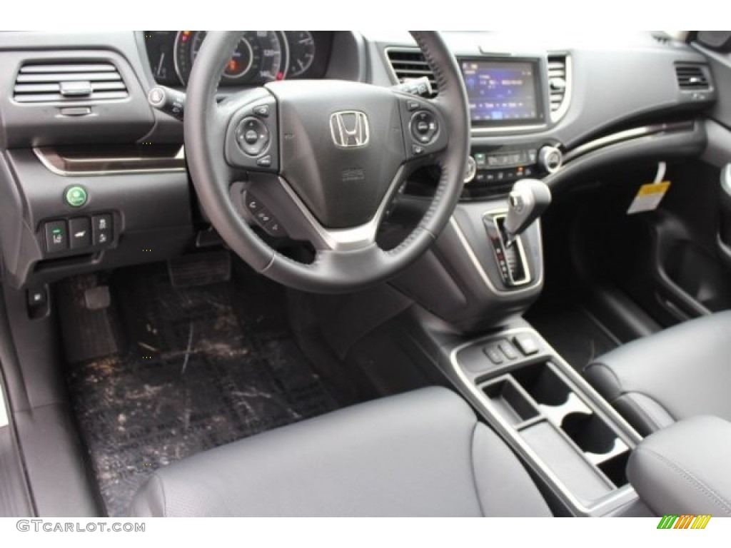 2016 CR-V Touring - White Diamond Pearl / Black photo #12