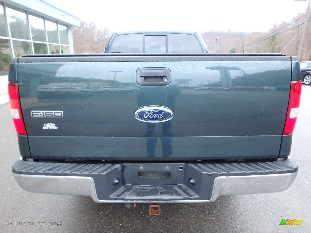 2006 F150 XLT SuperCab 4x4 - Aspen Green Metallic / Tan photo #6