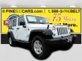 2016 Bright White Jeep Wrangler Unlimited Sport 4x4  photo #1