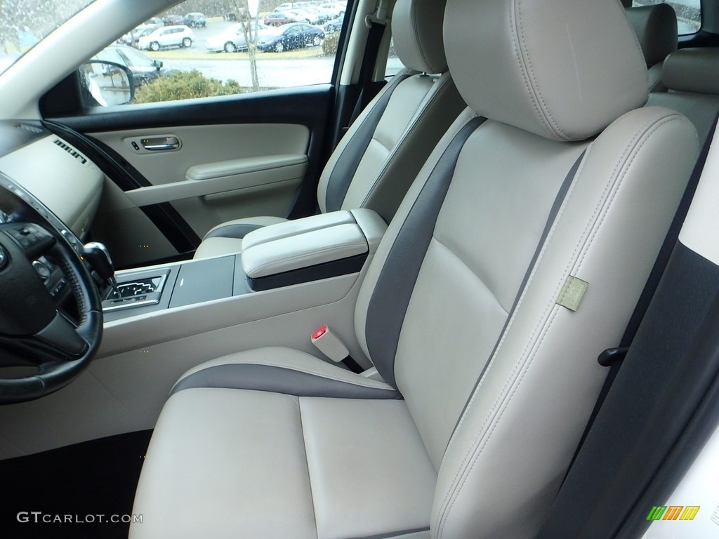 2011 CX-9 Touring AWD - Crystal White Pearl Mica / Sand photo #18