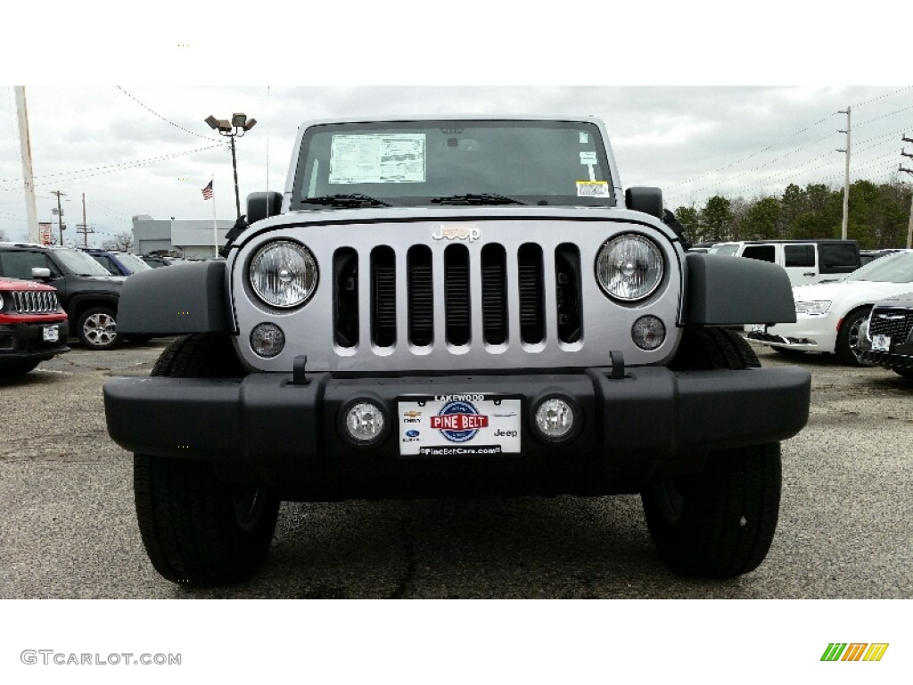 2016 Wrangler Unlimited Sport 4x4 - Billet Silver Metallic / Black photo #2