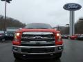 2016 Race Red Ford F150 Lariat SuperCab 4x4  photo #2