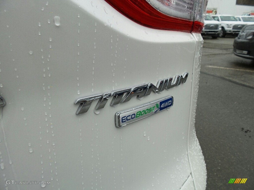 2016 Escape Titanium 4WD - White Platinum Metallic / Charcoal Black photo #7