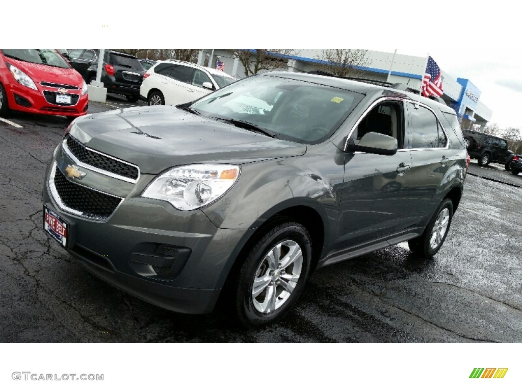 2013 Equinox LT AWD - Steel Green Metallic / Light Titanium/Jet Black photo #3