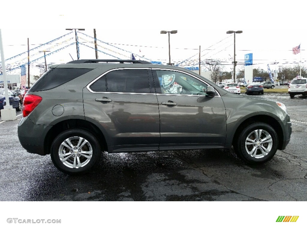 2013 Equinox LT AWD - Steel Green Metallic / Light Titanium/Jet Black photo #5