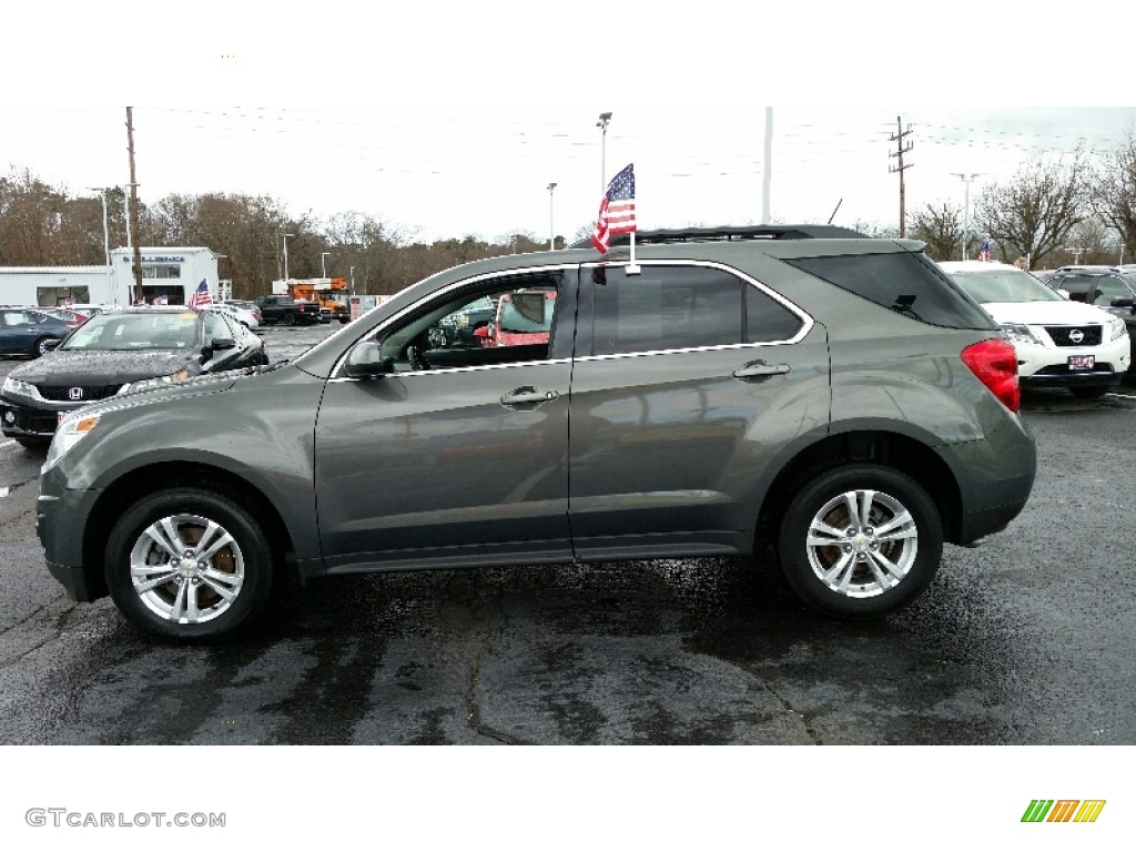 2013 Equinox LT AWD - Steel Green Metallic / Light Titanium/Jet Black photo #12