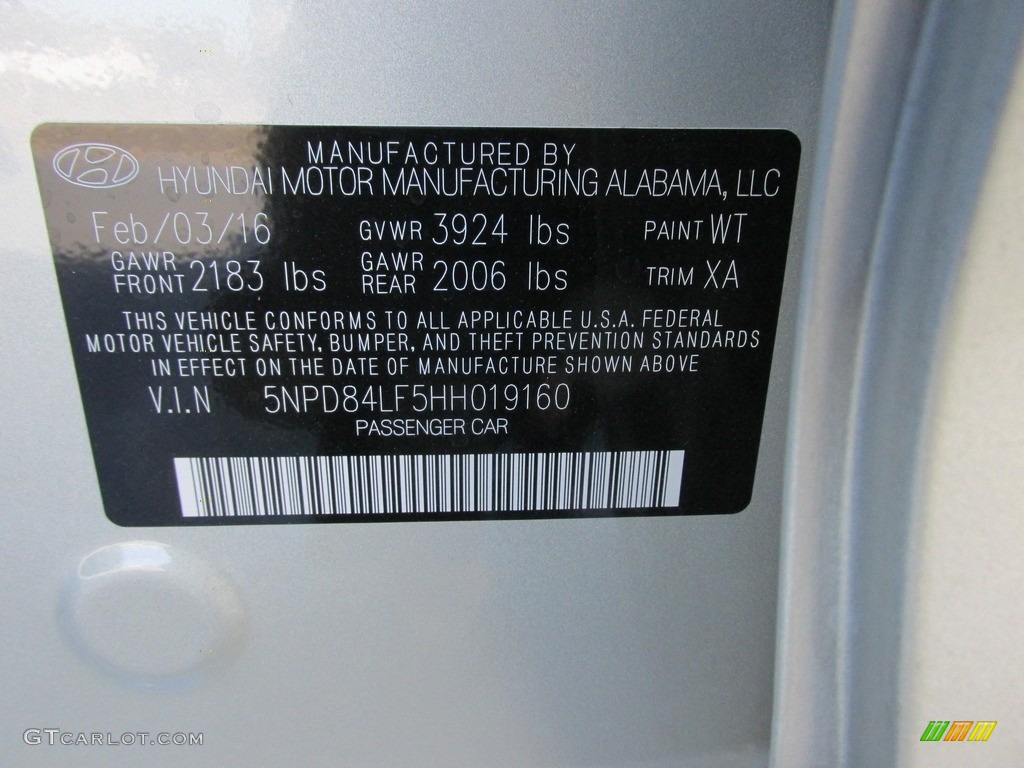 2017 Elantra SE - Beige / Beige photo #32