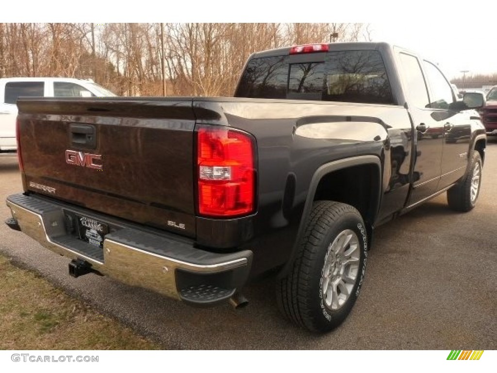 2016 Sierra 1500 SLE Double Cab 4WD - Iridium Metallic / Jet Black photo #1