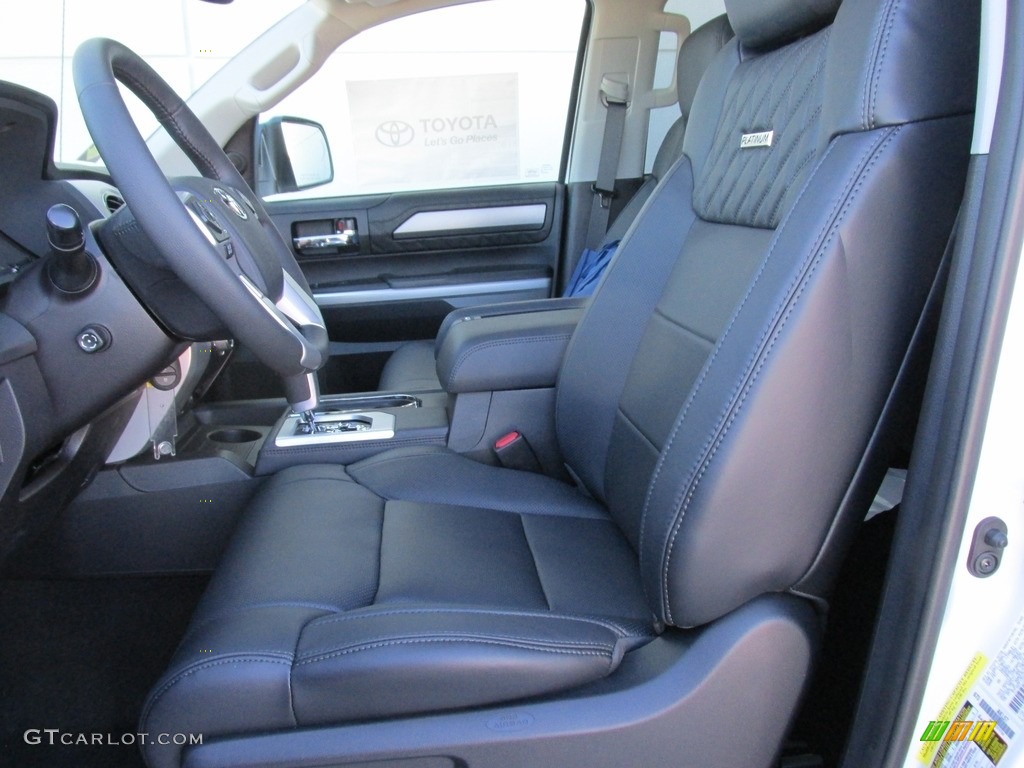 2016 Tundra Platinum CrewMax - Super White / Black photo #19