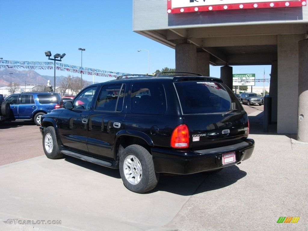 2003 Durango SLT - Black / Dark Slate Gray photo #3